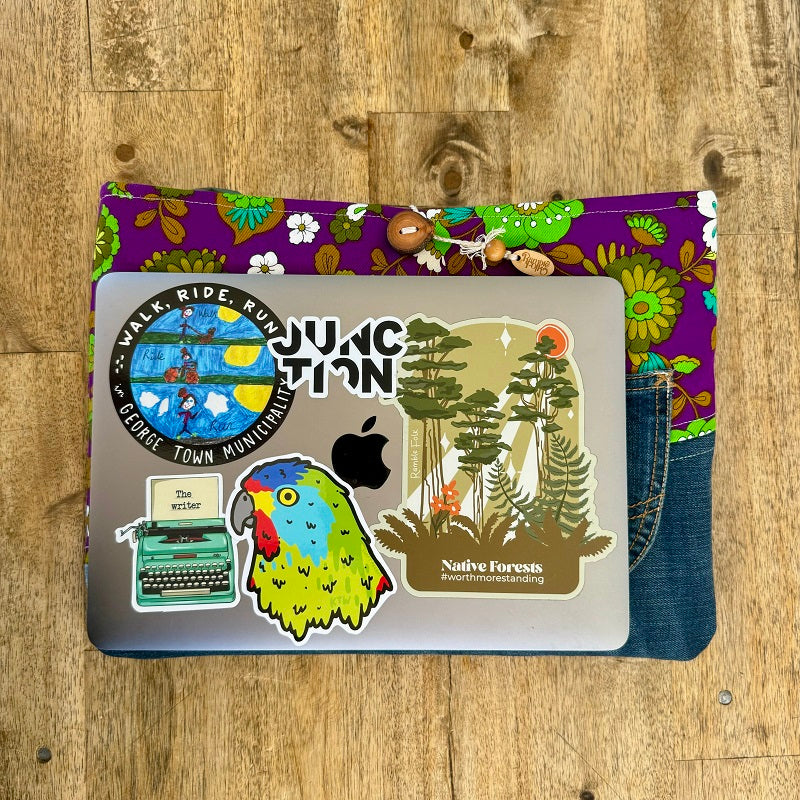 Upcycled Laptop Cover