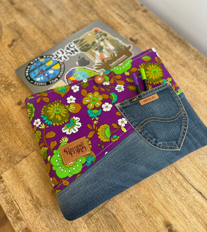Upcycle Notebook Cover Upcycled Laptop Cover – Ramble Folk