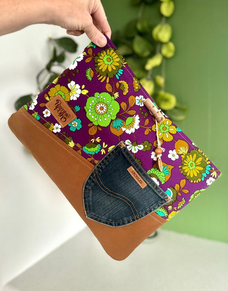 Upcycle Notebook Cover Upcycled Laptop Cover – Ramble Folk