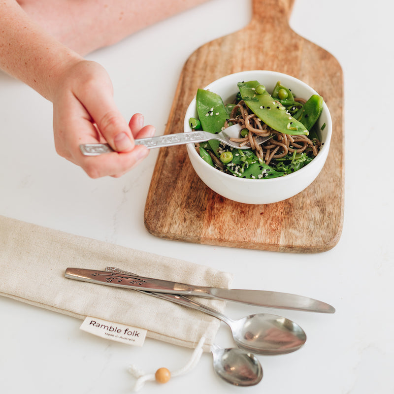 Reusable Vintage Cutlery Set