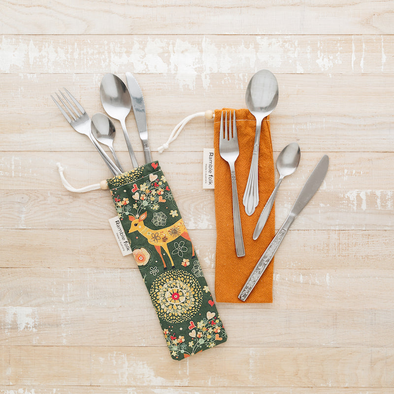 Reusable Vintage Cutlery Set