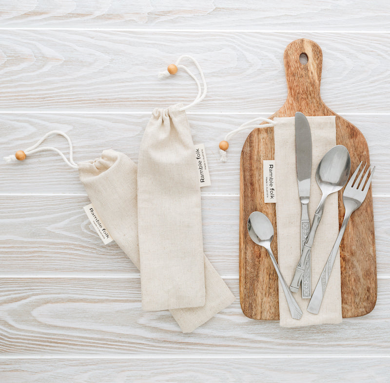 Reusable Vintage Cutlery Set